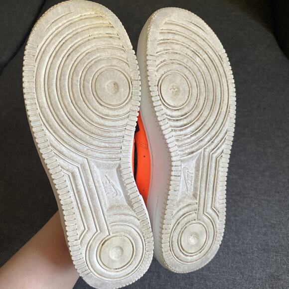 Nike Air Force 1 07 Prm Jdi Air Force Premium Orange 28C HGb60 Youth size 4.5 - Picture 5 of 16